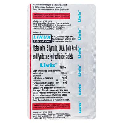 Liviz Tablet 10'S - Liver Disease