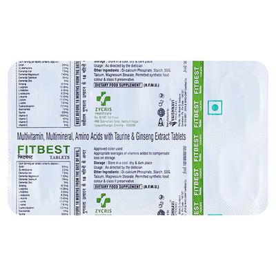 FITBEST Tablet 10's - Supplements-Vam
