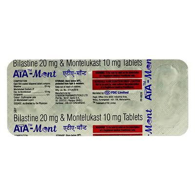 ATA MONT Tablet 10's - Allergies-Ant