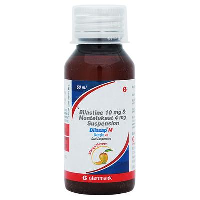 BILAZAP M MANGO FLAVOUR Suspension 60ml - Allergies-Ant