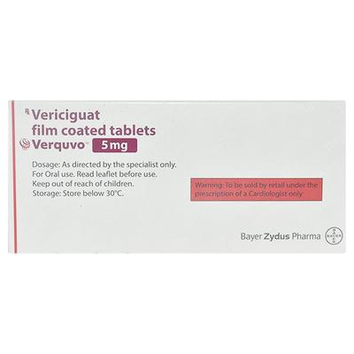 VERQUVO 5 Tablet 14's - Heart Failure-Car
