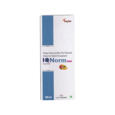 IQNORM DHA DELICIOUS MANGO FLAVOUR Suspension 200ml - Supplements-Vam
