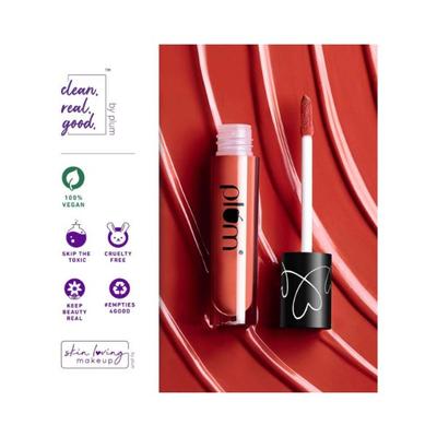 Plum Matte In Heaven Liquid Lipstick Non-drying Smudge Proof Grape Expectations 134 Ashy Mauve 4.5 ml - Liquid Lipsticks