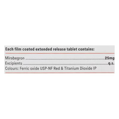 Exena 25mg Tablet 10'S - Bladder And Prostate Disorders-Dru