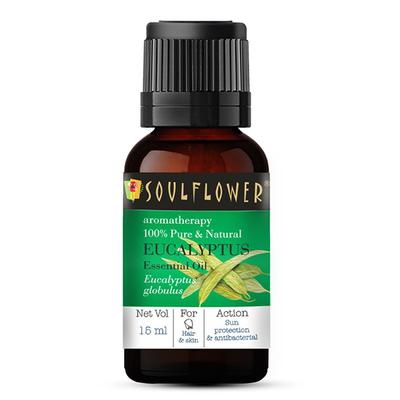 Soulflower Essential Oil Eucalyptus 15 ml - Essential Oils