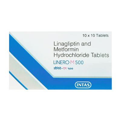 LINERO M 500 Tablet 10's - Diabetes-Ant