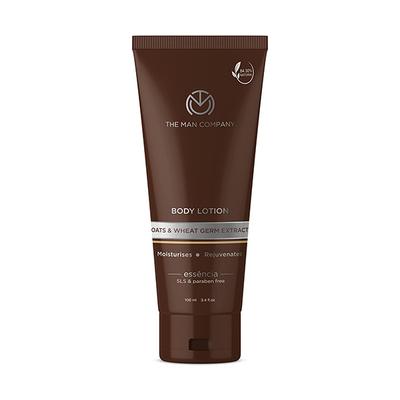 The Man Company Body Lotion Oats & Wheat Germ Extract 100ml - Lotions & Creams
