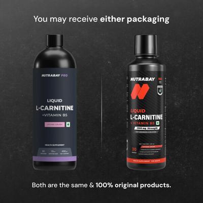 Nutrabay L Carnitine +Vitamin B5 Liquid - Lychee Crush 450 ml - Workout Essentials