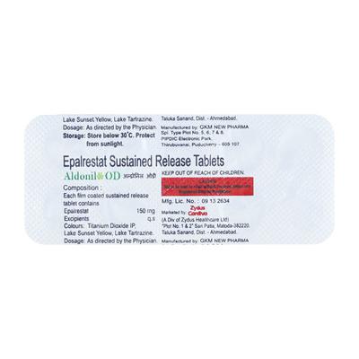 Aldonil OD Tablet 10'S - Nootropics And Neurotrophics