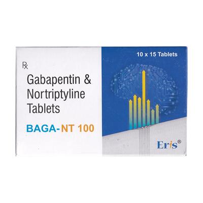 BAGA NT 100 Tablet 15's - Neuropathic Pain-Dru