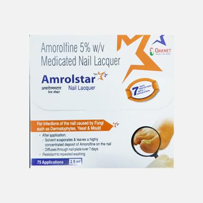 AMROLSTAR Nail Lacquer 2.5ml - Fungal Infections-Taa