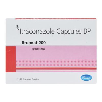 ITROMED 200 Capsule 10's - Fungal Infections-Anf