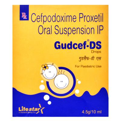 Gudcef DS Drops 10ml - Bacterial Infections-Cep