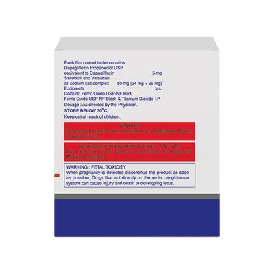 ARNOZA D 5/50 Tablet 10's - Heart Failure-Ant