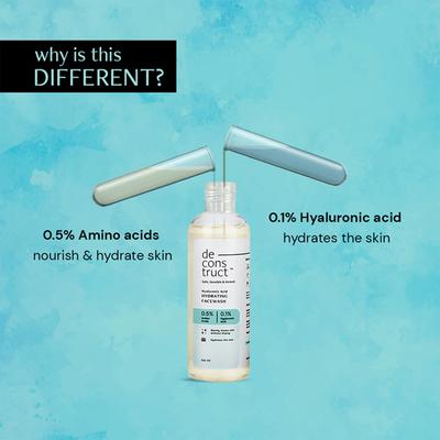Deconstruct Hyaluronic Acid Hydrating Facewash 100 ml - Face Wash & Cleansers