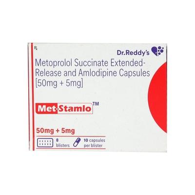 MET Stamlo 50mg Capsule 10'S - Hypertension-Bet