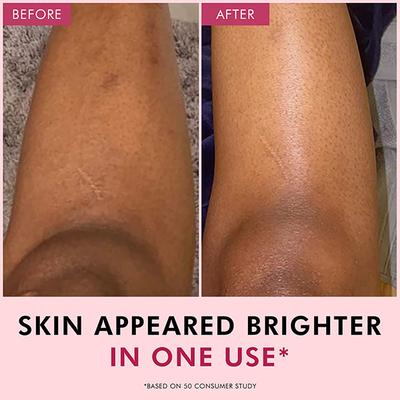 mCaffeine Brightening Raspberry Body Scrub - Tan Removal, AHAs Lactic and Glycolic Acid, Vit C Rich 175 gm - Scrubs & Exfoliants