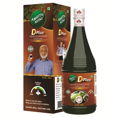 Amrith Noni D-Plus Liquid 500 ml - Diabetes Care (Ayush)