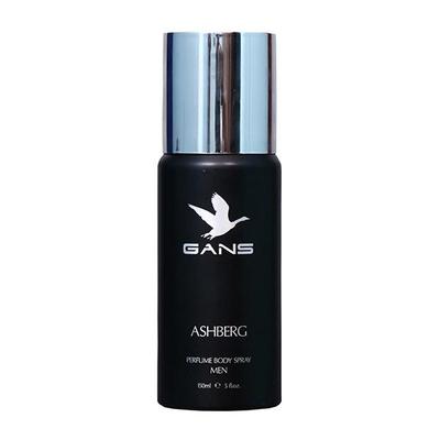 GANS Perfume Body Spray for Men - Ashberg 150 ml - Men Deodorants/Roll-Ons