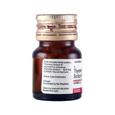 Thyrox 62.5Mcg Tablet 100's - Hypothyroidism