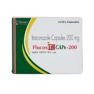 Flucos Itz 200mg Capsule 10'S - Fungal Infections-Anf