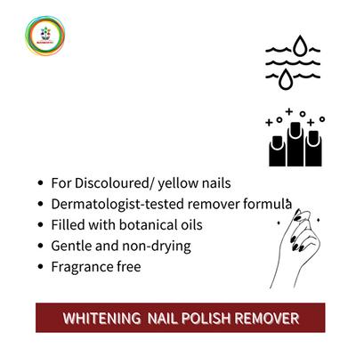 Bloomsberry Whitening Nail Polish Remover Liquid 118 ml - Nail Polish Remover