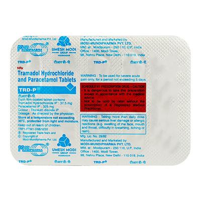 TRD P Tablet 10'S - Pain relief-Ana
