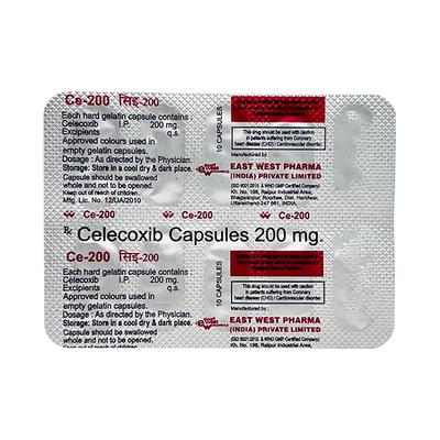 CE 200mg Capsule 10'S - Pain relief-Nsa