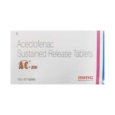 AC 200mg Tablet 10's - Pain relief-Nsa