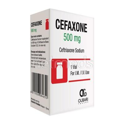 Cefaxone 500mg Injection 1's - Bacterial Infections-Cep