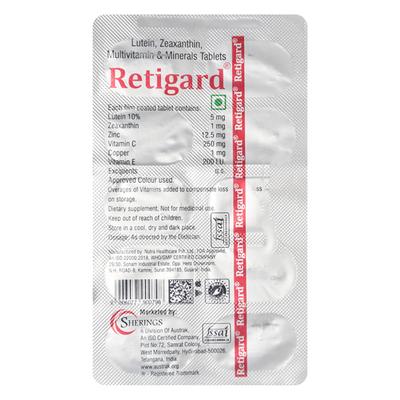 RETIGARD TABLET 10'S - Supplements-Vam