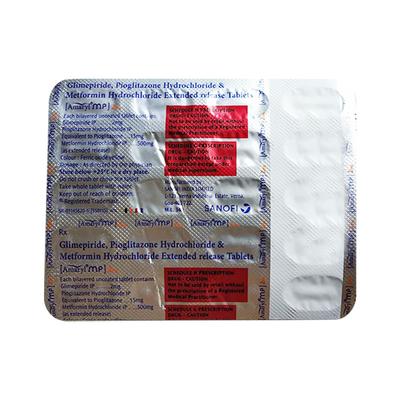 AMARYL MP 2mg Tablet 20's - Diabetes-Ant