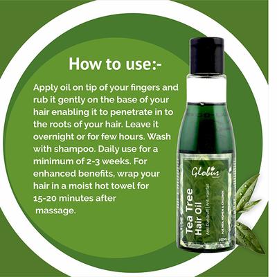 Globus Naturals Tea Tree Hair Oil 100 ml - Hair Oils
