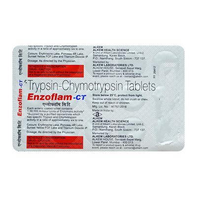 ENZOFLAM CT Tablet 15's - Pain relief-Ant
