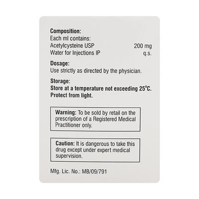 Mucomix 400mg Injection 2ml - Cough And Cold-Cou