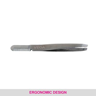 Vega Gorgeous Green Tweezer - Slant Tip (TW - 07) 20 gm - Tweezers