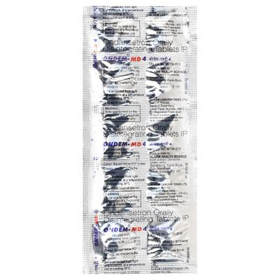 Ondem MD 4mg Tablet 10'S - Vomitting/Emesis-Ant