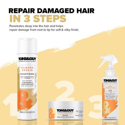 Toni&Guy Damage Repair Hair Mask for Dry, Damaged & Frizzy Hair 200 ml - Hair Masks & Packs