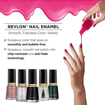 Revlon Super Lustrous Nail Enamel - 496 Red Fiesta 8ml - Nail Polish