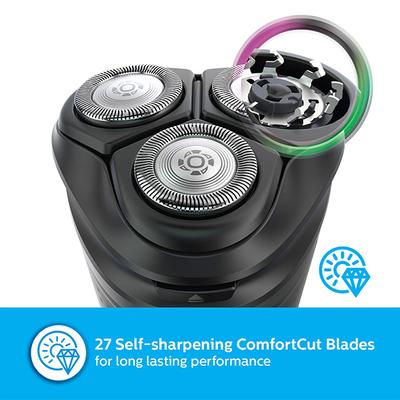 Philips Cordelss Electric Shaver 3D Pivot & Flex Heads, 27 Comfort Cut Blades (S1323/45) 1's - Shavers