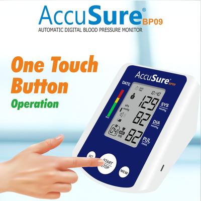 AccuSure Automatic Digital Blood Pressure Monitor - Grey (BP09) 1's - Blood Pressure Monitor Device