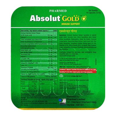 ABSOLUT GOLD Capsule 10's - Supplements-Vam