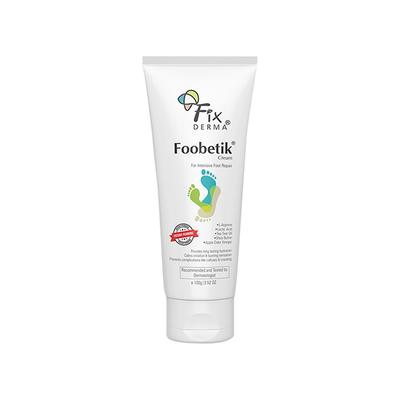 Fixderma Foobetik Foot Cream for Diabetic, Dry & Crack Heel, Moisturizes & Repair Feet (100 g) - Face Creams