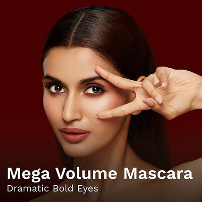 Pilgrim Mega Volume Waterproof Mascara High-definition Volume Smudge-proof Black Passion-02 5 ml - Mascaras