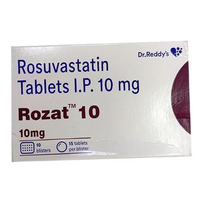 ROZAT 10 Tablet 15's - High Cholesterol-Dys
