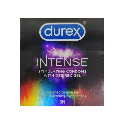 Durex Intense Condom 3's - Plain/Flavoured Condoms
