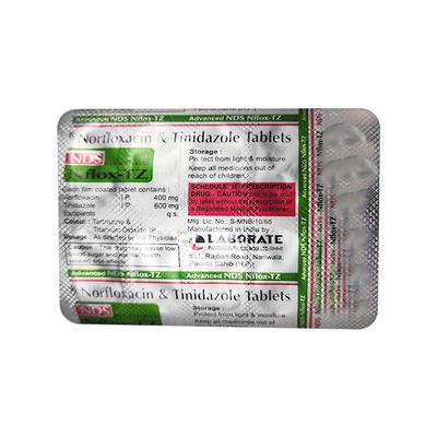 NDS NFLOX TZ Tablet 10's - Bacterial Infections-ABC