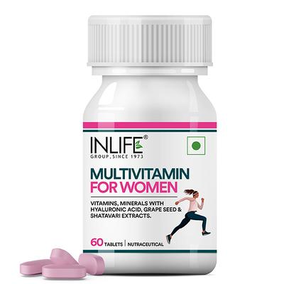 INLIFE Multivitamin Tablets for Women 60's - Women Health