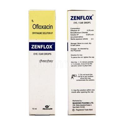 ZENFLOX Eye/Ear Drops 10ml - Eye Infections-Eaa
