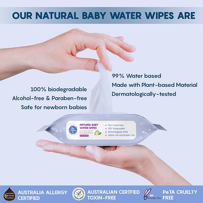 The Moms Co. Baby Water Wipes 1's - Rash Creams